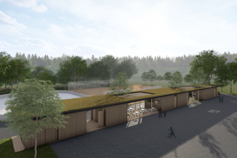 Ilustrační obrázek k projektu Zázemí tenisových kurtů a příprava na realizaci kluziště