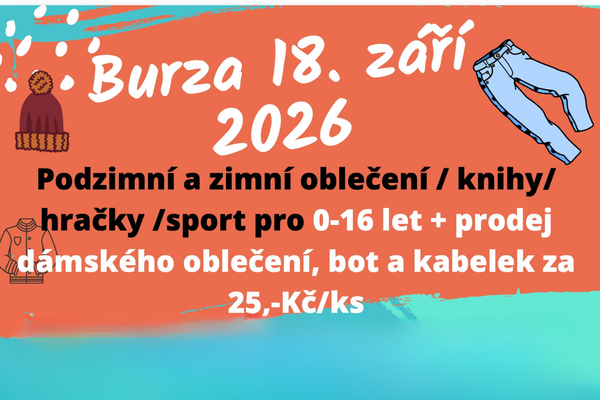 Podzimní a zimní burza v Zelenči